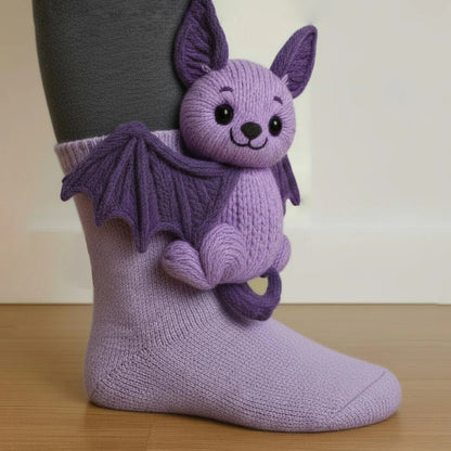 crochet animal socks