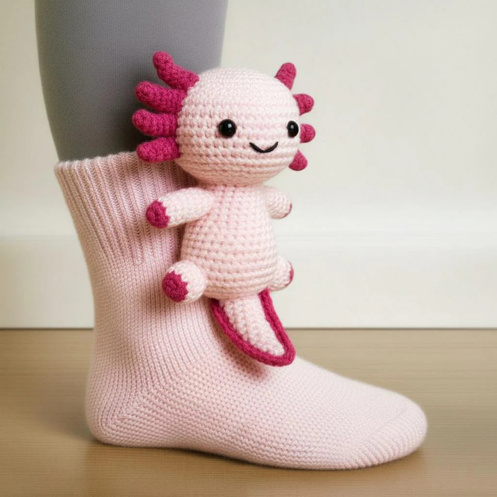 crochet animal socks
