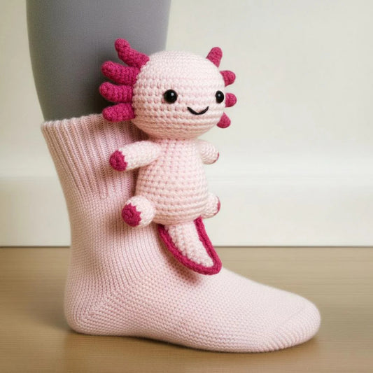 crochet animal socks