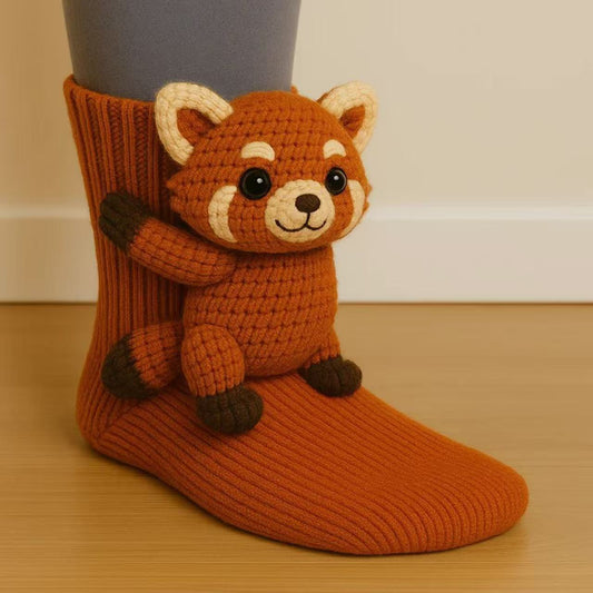 crochet animal socks
