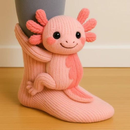 crochet animal socks