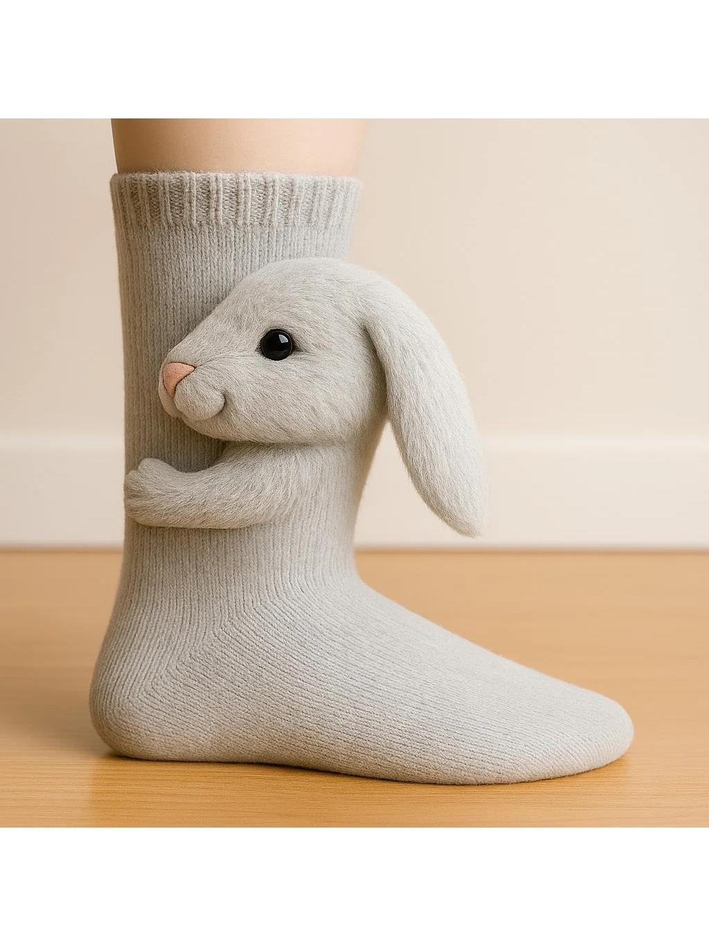crochet animal socks