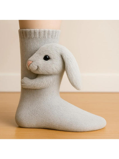 crochet animal socks