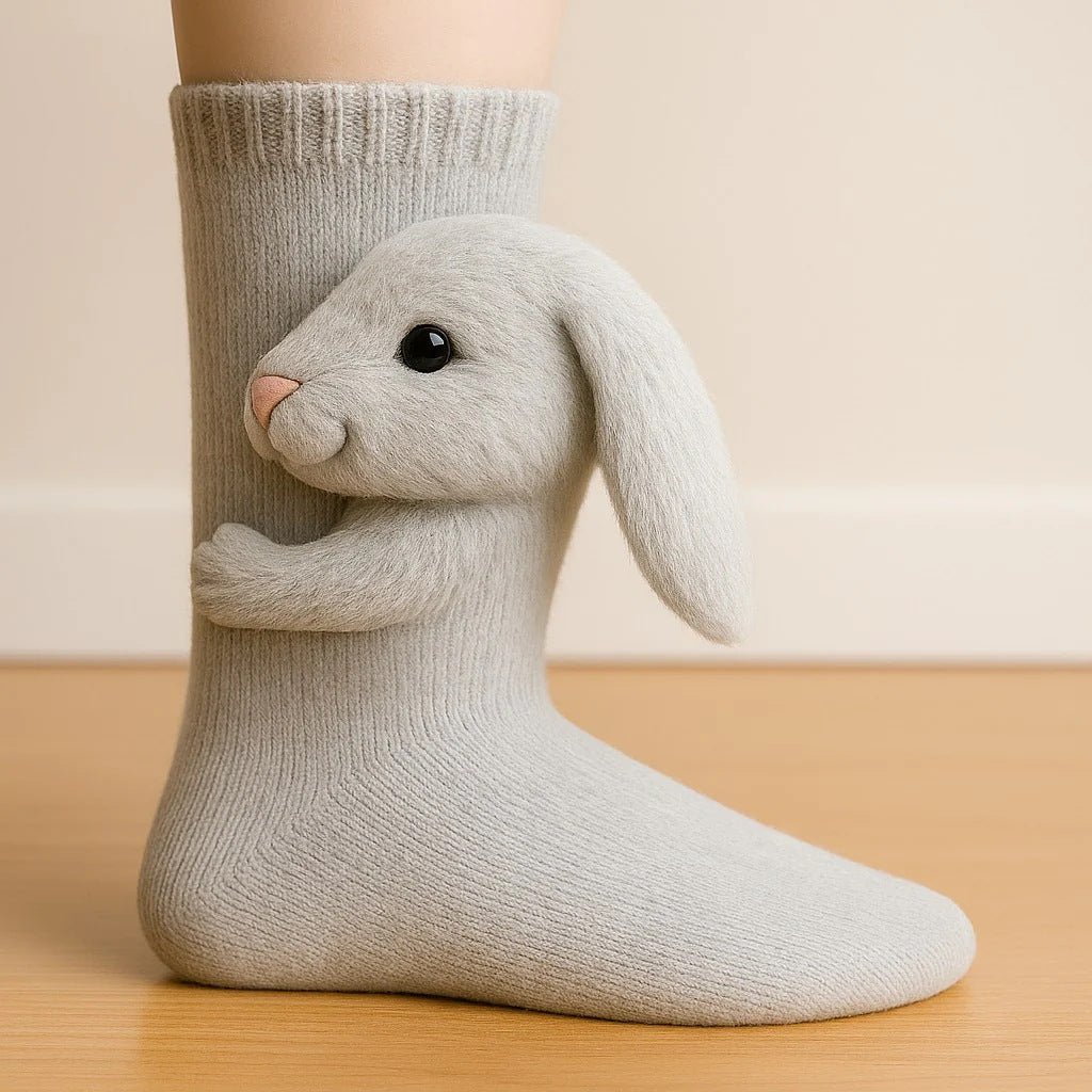 crochet animal socks