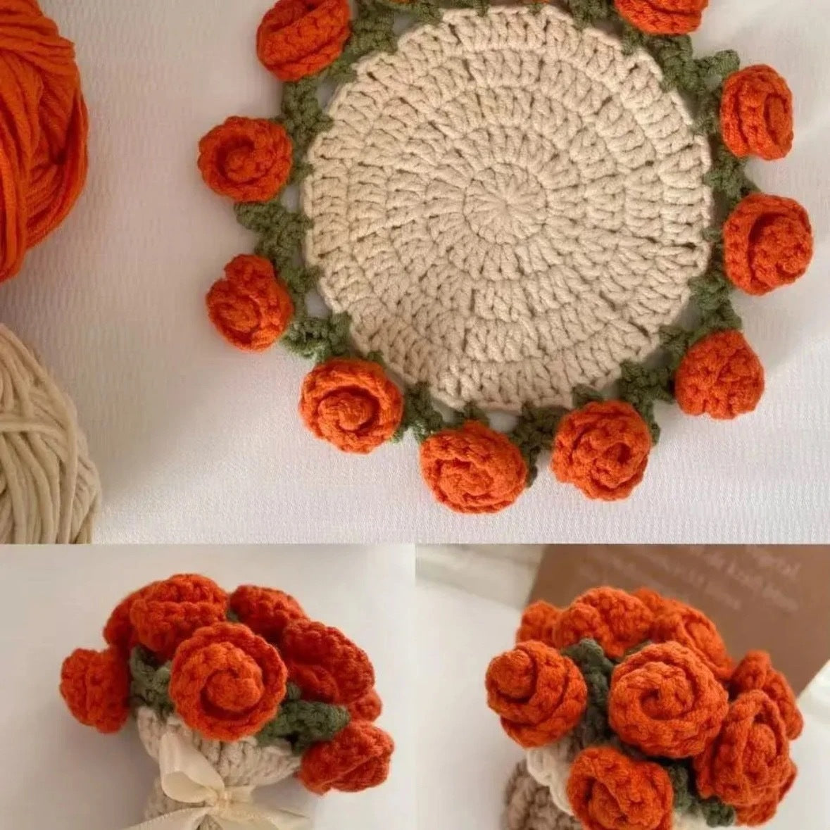 Crochet Coaster Set