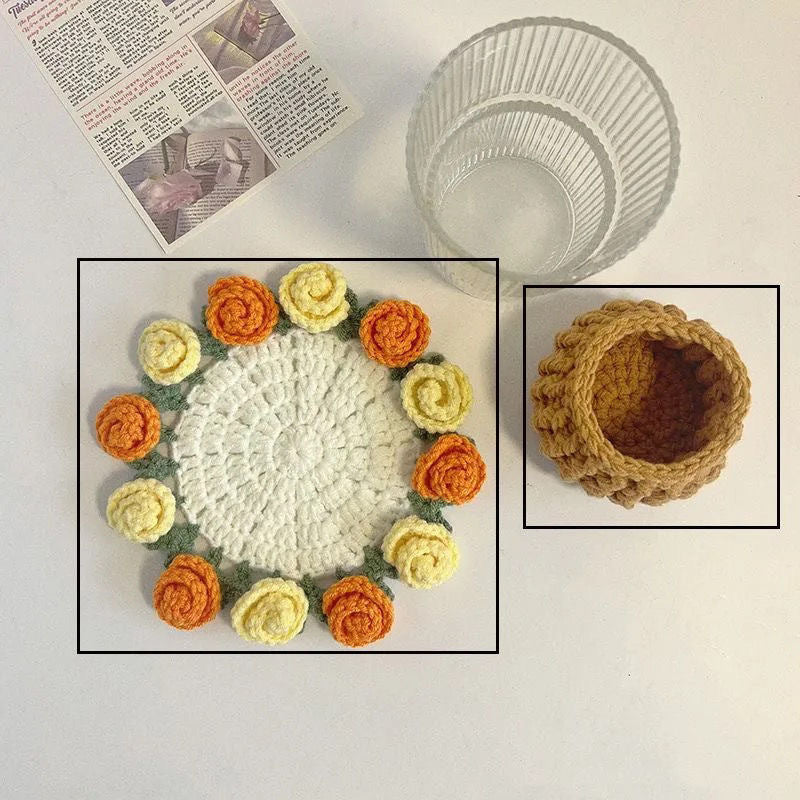 Crochet Coaster Set