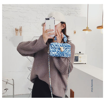 Crochet Diagonal Shoulder Bag