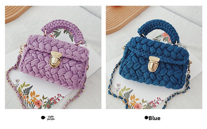 Crochet Diagonal Shoulder Bag