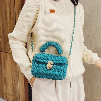 Crochet Diagonal Shoulder Bag