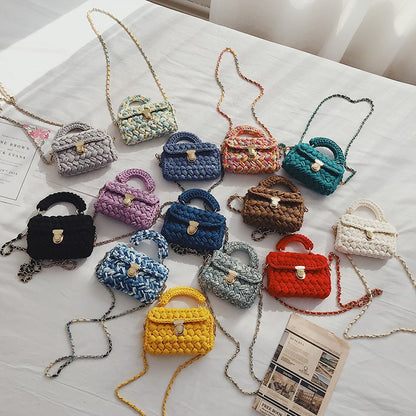 Crochet Diagonal Shoulder Bag