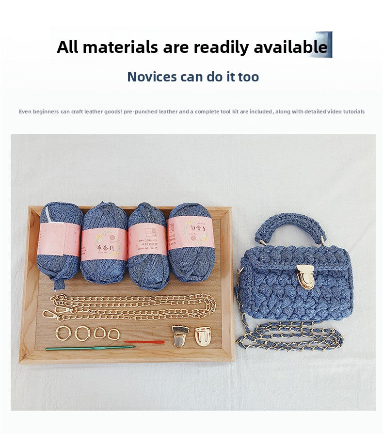 Crochet Diagonal Shoulder Bag