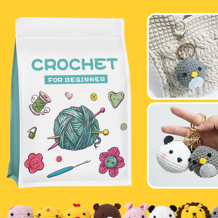 Crochet DIY Kit with English Video Tutorial