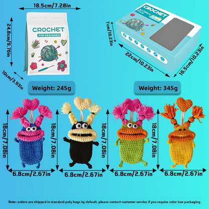 Crochet DIY Kit with English Video Tutorial