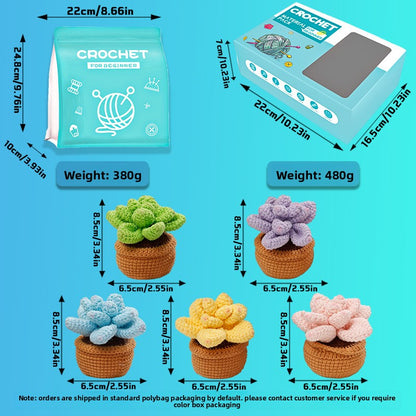 Crochet DIY Kit with English Video Tutorial