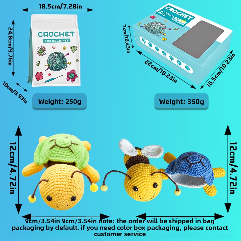 Crochet DIY Kit with English Video Tutorial