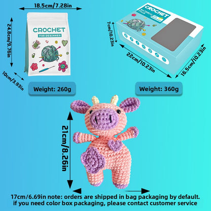 Crochet DIY Kit with English Video Tutorial