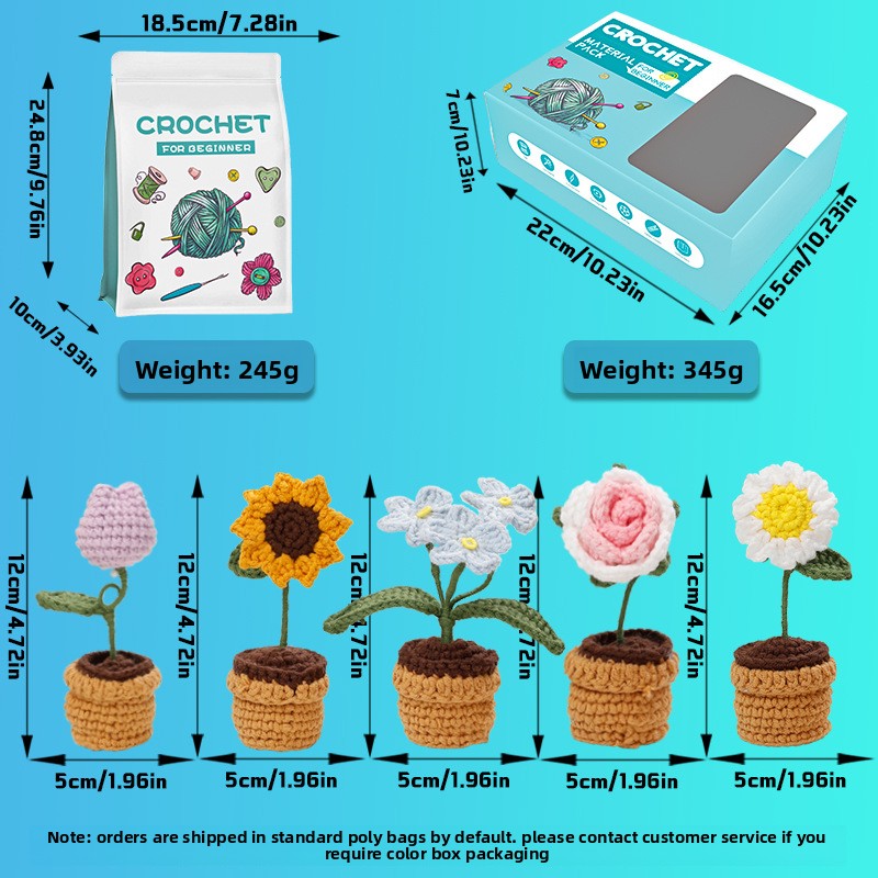 Crochet DIY Kit with English Video Tutorial