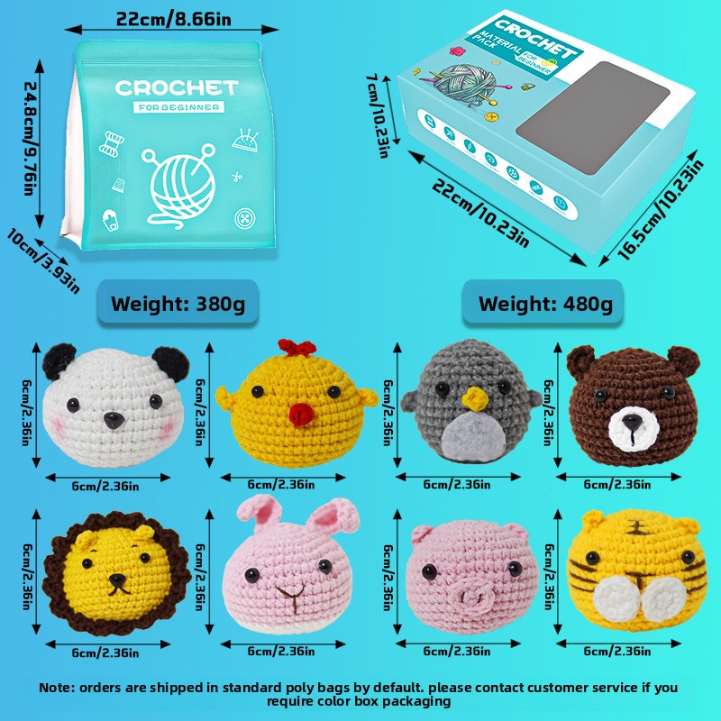 Crochet DIY Kit with English Video Tutorial