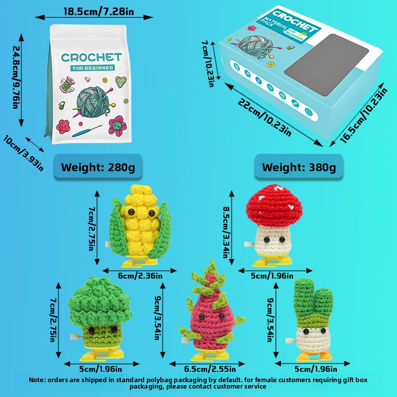 Crochet DIY Kit with English Video Tutorial