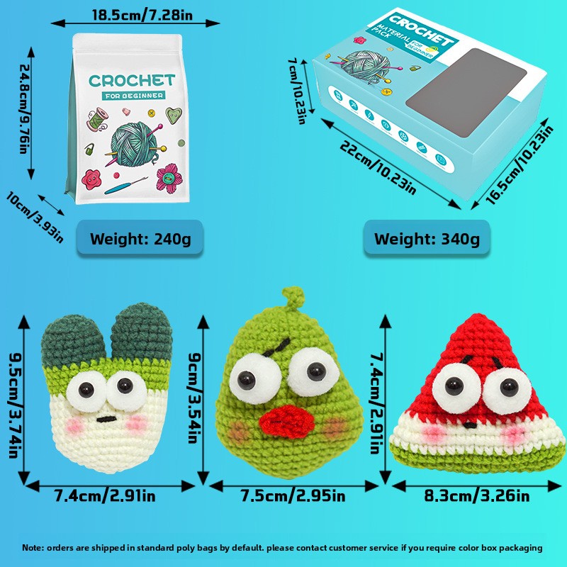 Crochet DIY Kit with English Video Tutorial