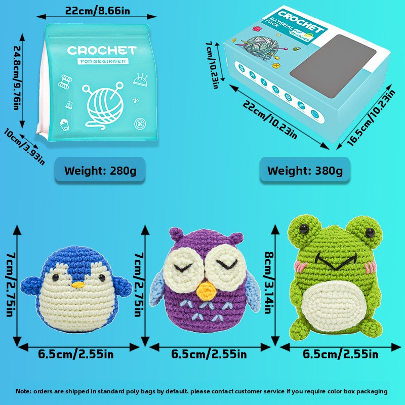 Crochet DIY Kit with English Video Tutorial