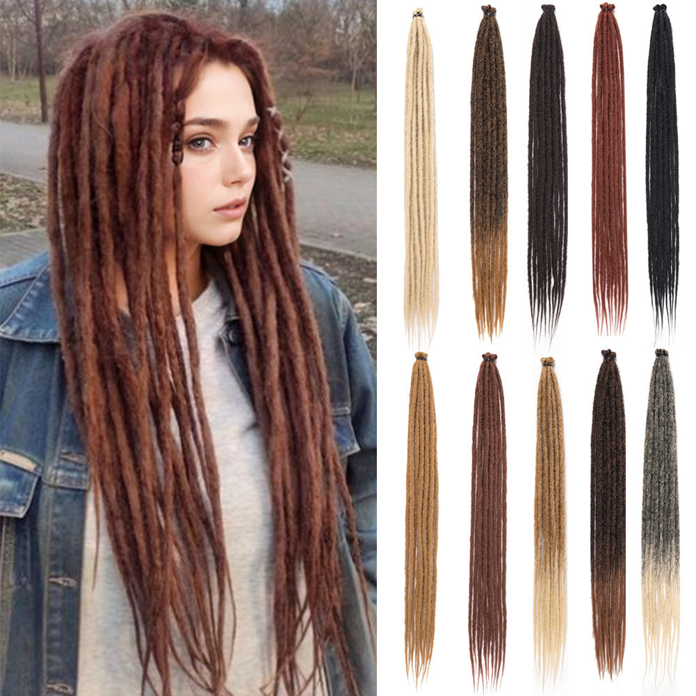 Crochet dreadlocks wig lengthening