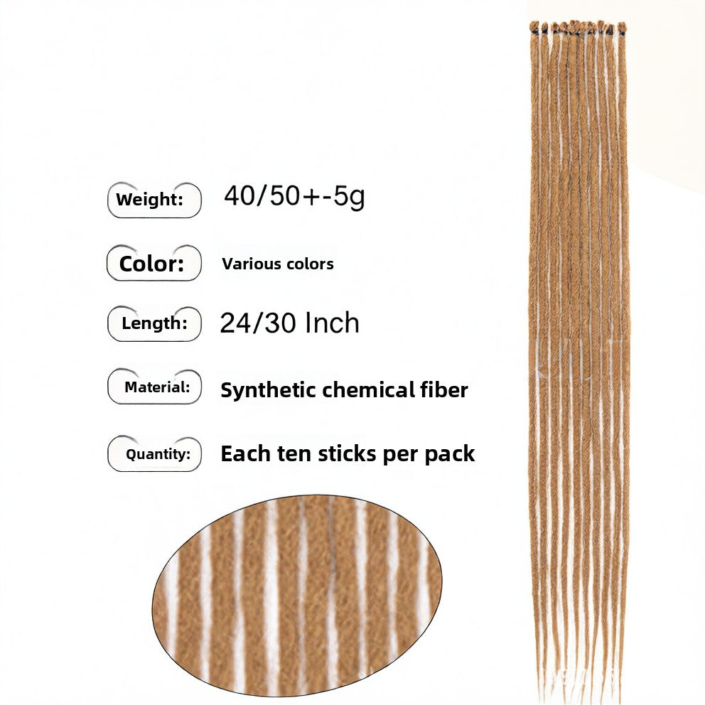 Crochet dreadlocks wig lengthening