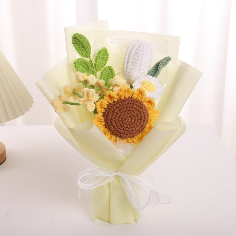 crochet flower bouquet