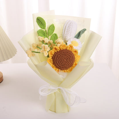 crochet flower bouquet