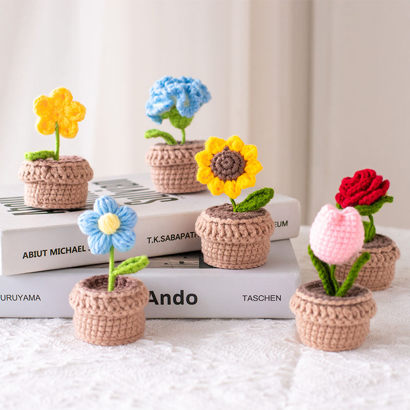 crochet flower kit