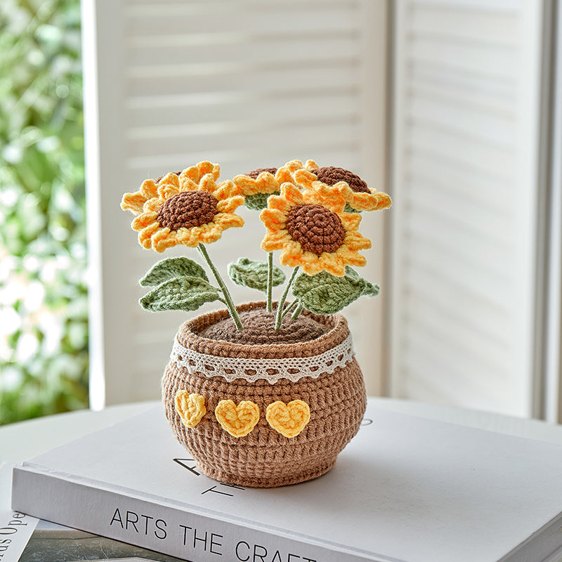 crochet flower kit