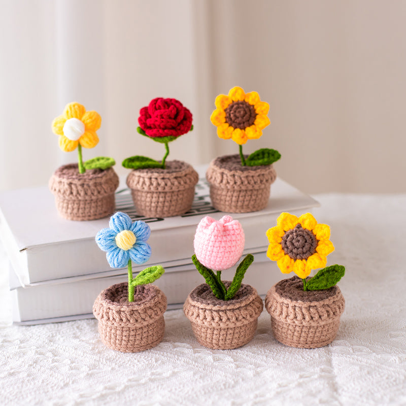 crochet flower kit