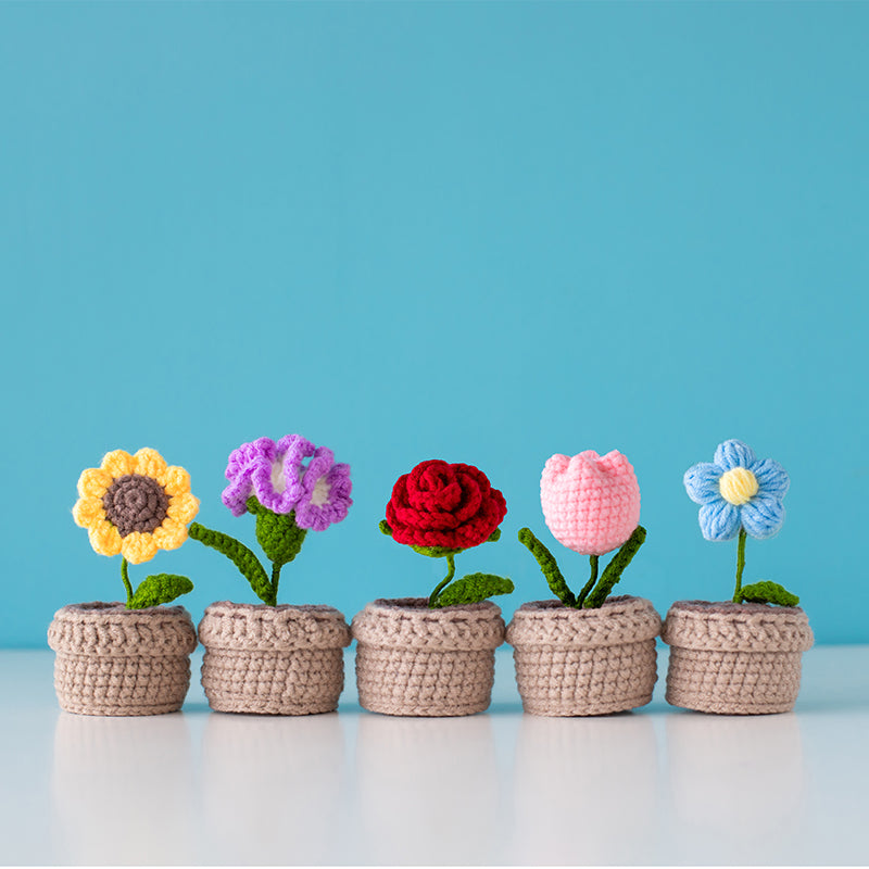 crochet flower kit