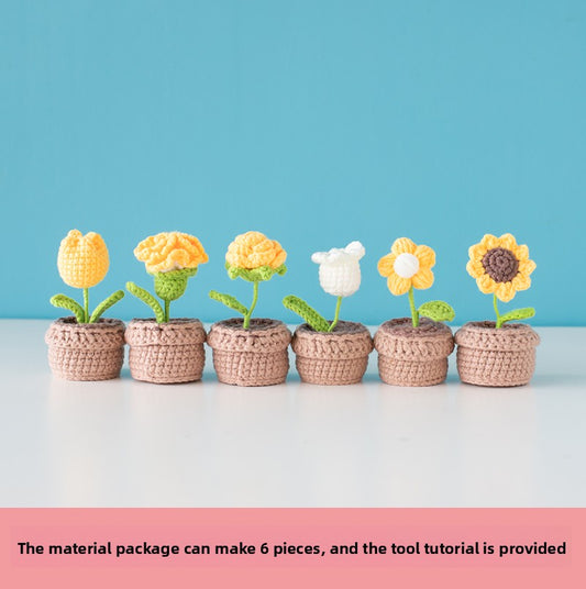 crochet flower kit