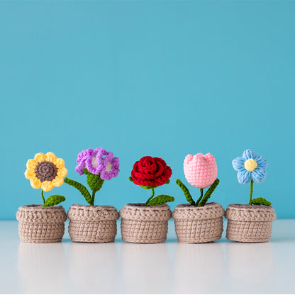 crochet flower kit