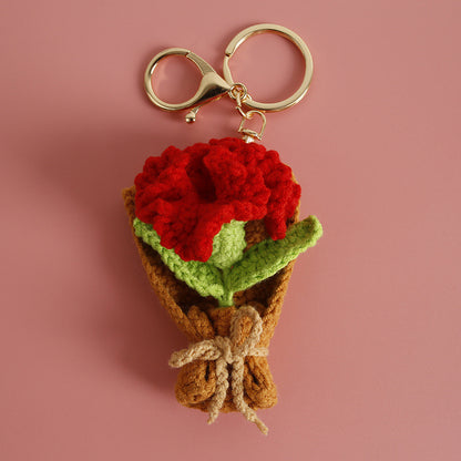 Crochet Flower Pendant