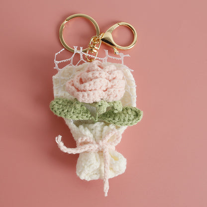 Crochet Flower Pendant