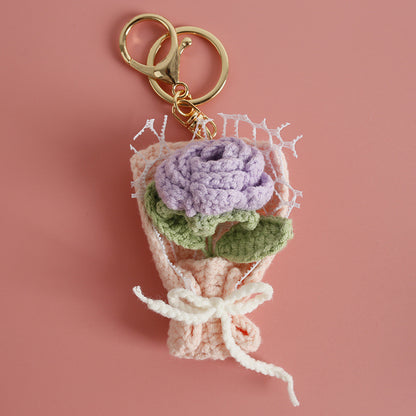 Crochet Flower Pendant