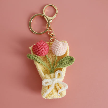 Crochet Flower Pendant