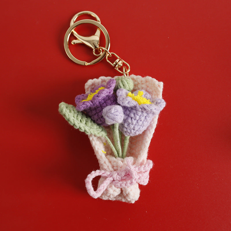 Crochet Flower Pendant
