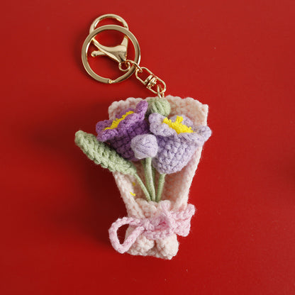 Crochet Flower Pendant