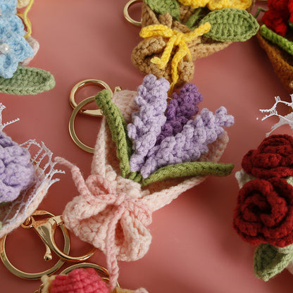 Crochet Flower Pendant