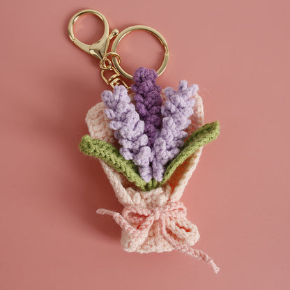 Crochet Flower Pendant