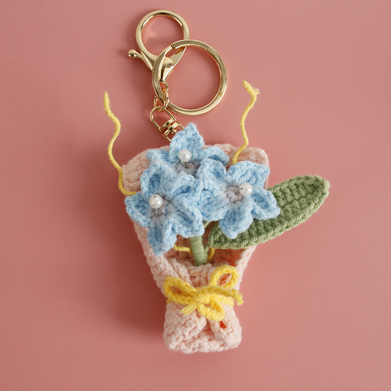 Crochet Flower Pendant