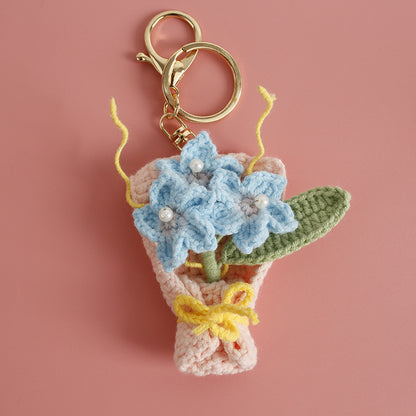 Crochet Flower Pendant