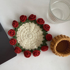 Khaki Red Rose Kit with Pot