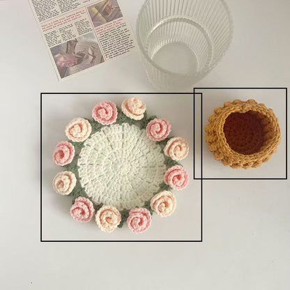 crochet flower set