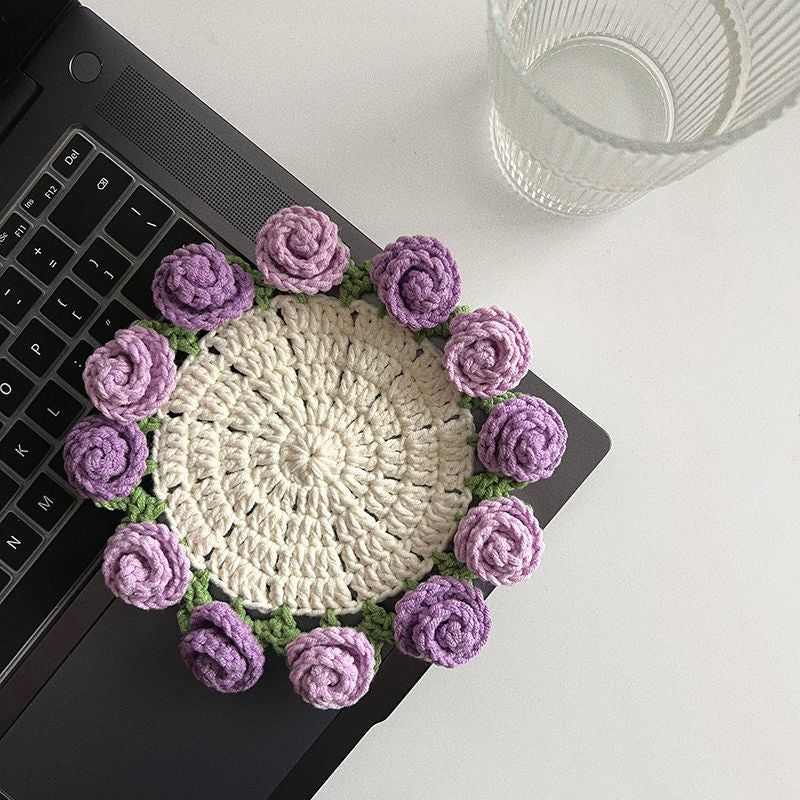 crochet flower set