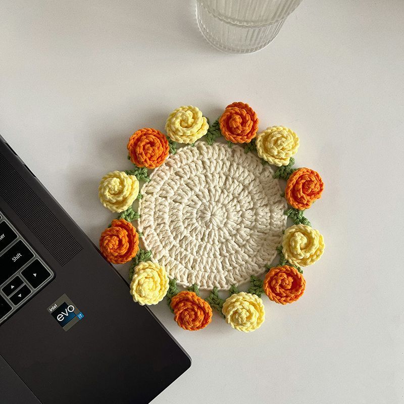 crochet flower set