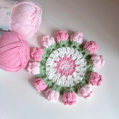 crochet flower set